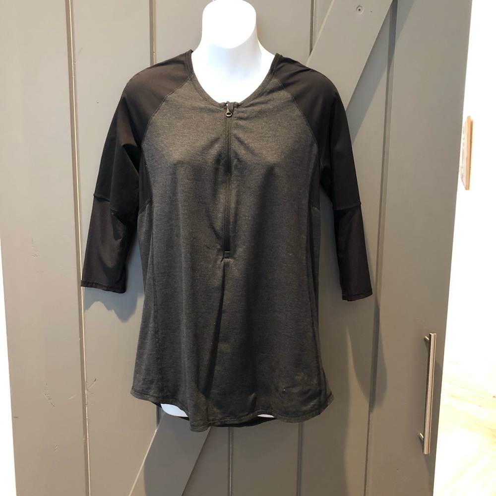 Half zip Lululemon baseball tee
